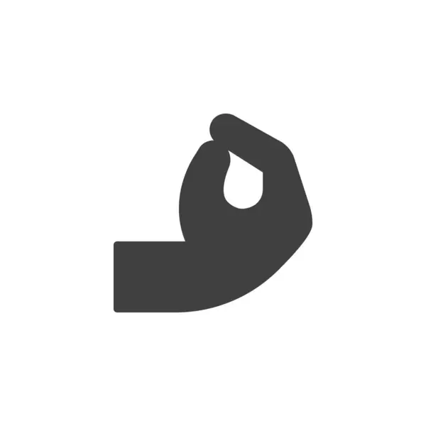 Bellissimo hand gesture vector icon — Vetor de Stock