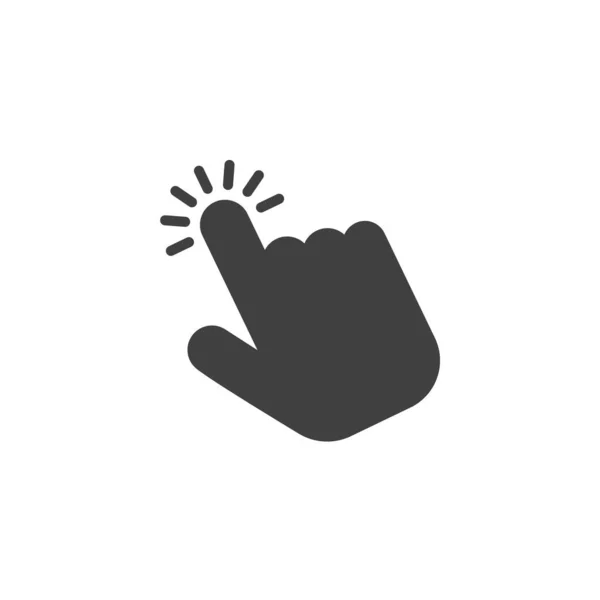 Tap finger vector icon — стоковый вектор