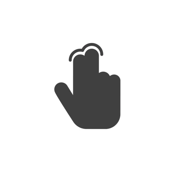 2x tap and hold vector icon — Vettoriale Stock