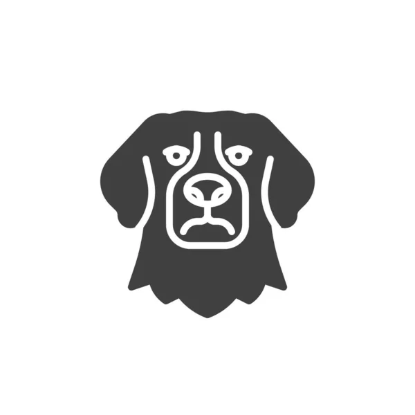 Hound dog vector icon — ストックベクタ