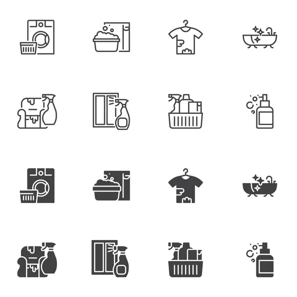 Housekeeping icon set — Stock Vector