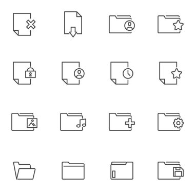 Dosyalar ve dizin satırı simgeleri ayarlandı