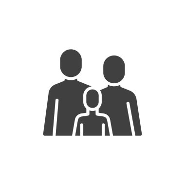 Aile bireyleri vektör simgesi