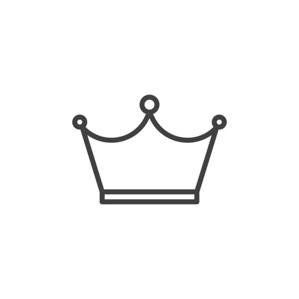皇冠线图标 — 图库矢量图片