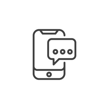 Mobil ileti satırı simgesi