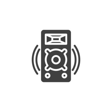 ses hoparlörü vektör simgesi