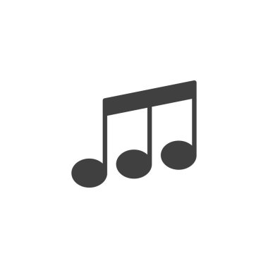 müzik notu vektör simgesi
