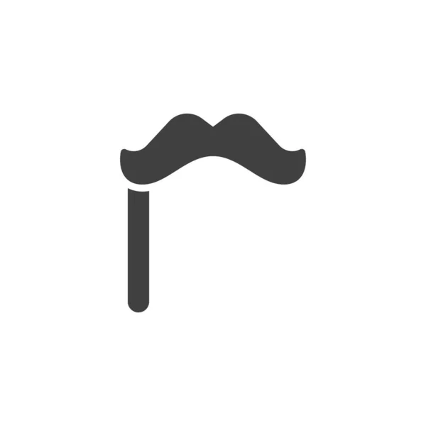 Mustache máscara vector icono — Archivo Imágenes Vectoriales
