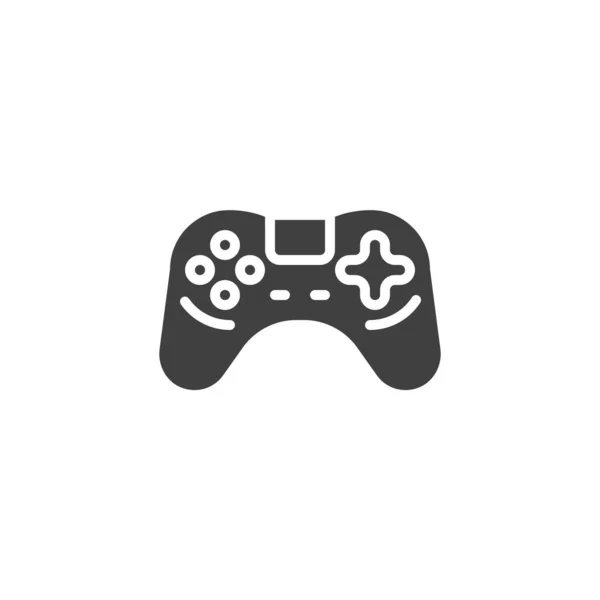 Console Game Vector Icon Filled Flat Sign Mobile Concept Web — Stock vektor