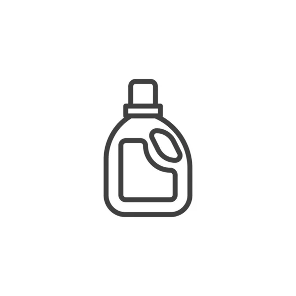 Ikon Botol Deterjen Tanda Gaya Linier Untuk Konsep Mobile Dan - Stok Vektor