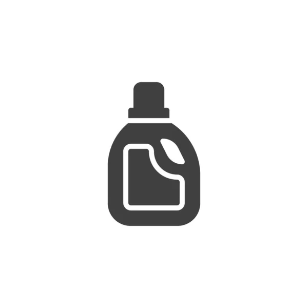 Detergent Bottle Vector Icon Filled Flat Sign Mobile Concept Web — ストックベクタ