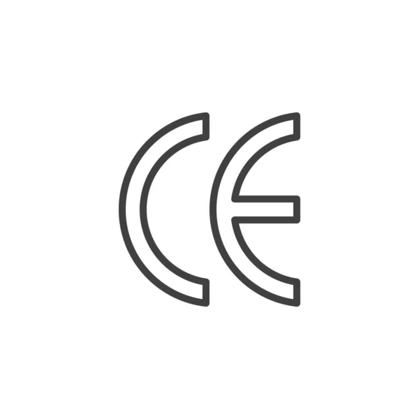 Marking Line Icon Linear Style Sign Mobile Concept Web Design — 图库矢量图片