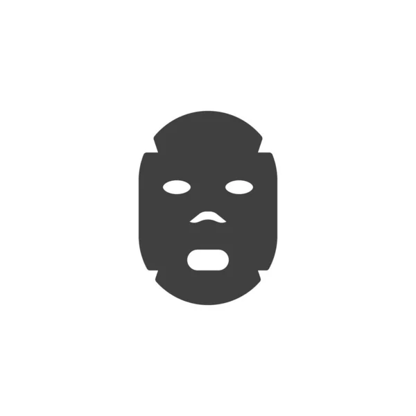 Cosmetics Mask Vector Icon Filled Flat Sign Mobile Concept Web — ストックベクタ