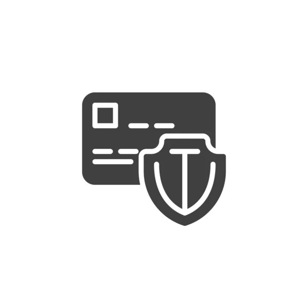 Secure Payment Vector Icon Filled Flat Sign Mobile Concept Web — Stockový vektor