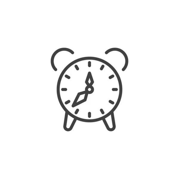 아이콘 모바일 디자인을 스타일 Clock Outline Vector Icon 그래픽 — 스톡 벡터