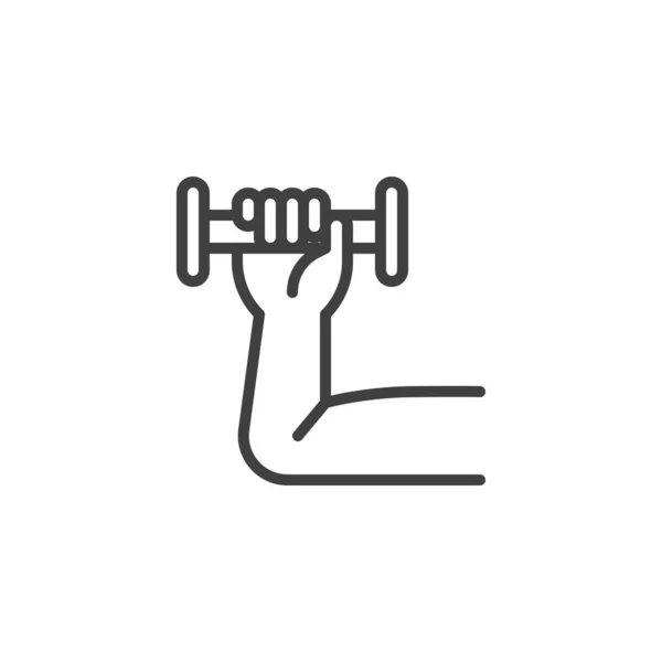 Active Sports Line Icon Linear Style Sign Mobile Concept Web — Wektor stockowy