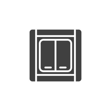 Switch button vector icon. filled flat sign for mobile concept and web design. Light switch glyph icon. Symbol, logo illustration. Vector graphics