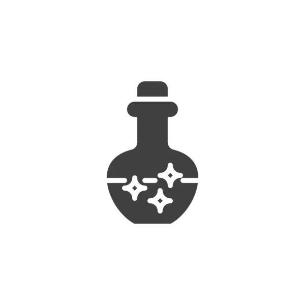 Magic Potion Flask Vector Icon Filled Flat Sign Mobile Concept — 스톡 벡터