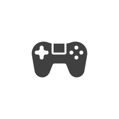 Video game control vector icon. filled flat sign for mobile concept and web design. Gamepad glyph icon. Symbol, logo illustration. Vector graphics