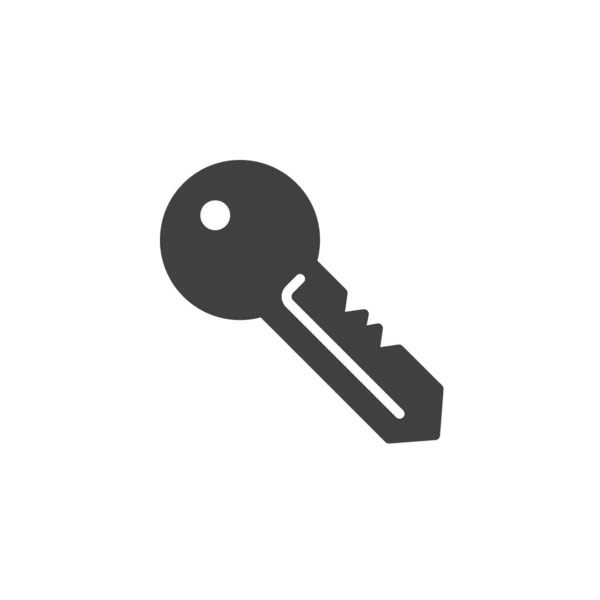 Key Vector Icon Filled Flat Sign Mobile Concept Web Design — Wektor stockowy