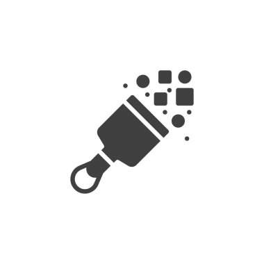 Petard bomb vector icon. filled flat sign for mobile concept and web design. Firecracker glyph icon. Symbol, logo illustration. Vector graphics