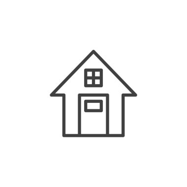 Home line icon. linear style sign for mobile concept and web design. House outline vector icon. Real estate symbol, logo illustration. Vector graphics