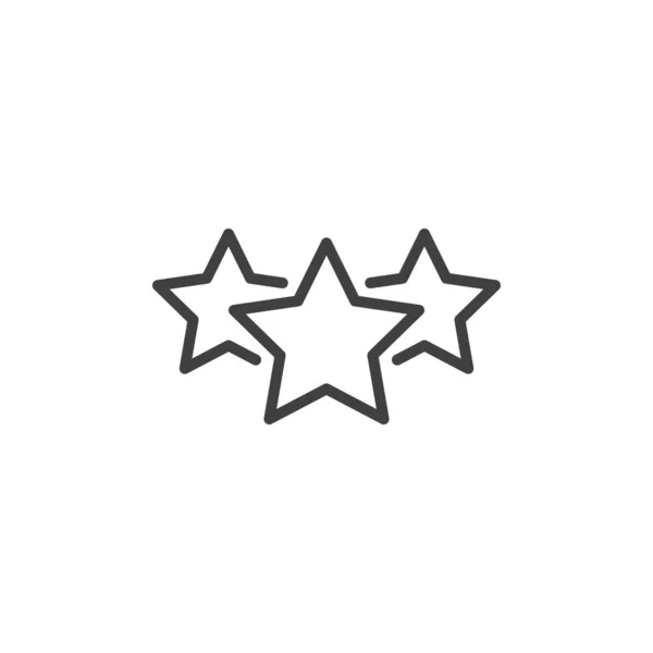 Customer Feedback Line Icon Linear Style Sign Mobile Concept Web — Wektor stockowy