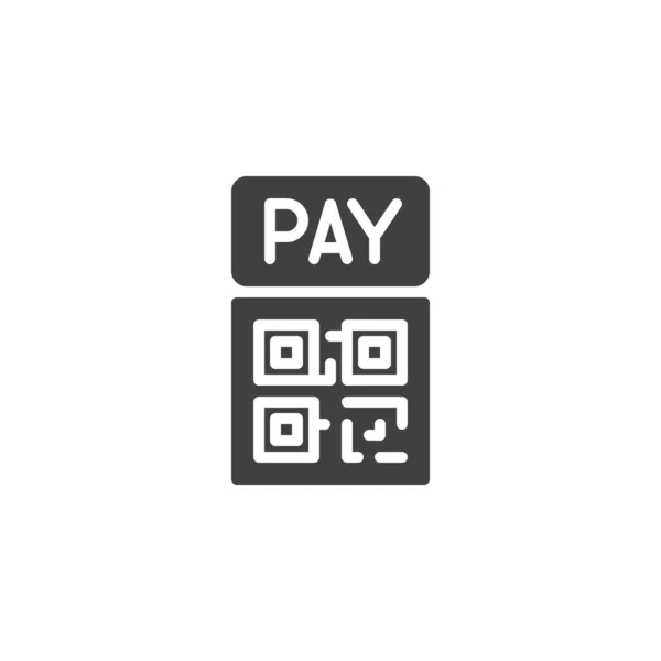 Код Платіжний Вектор Значок Заповнений Плоский Знак Мобільної Концепції Веб — стоковий вектор