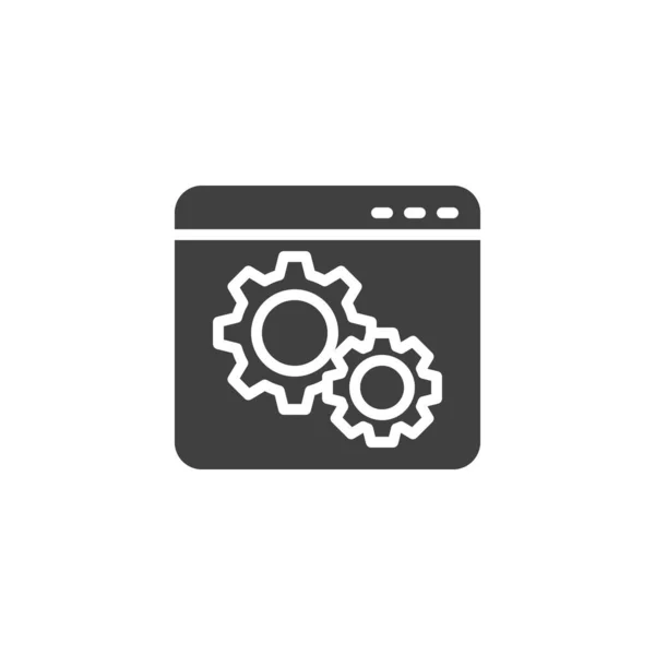 Ikona Vektoru Služby Helpdesk Vyplněný Plochý Znak Pro Mobilní Koncept — Stockový vektor