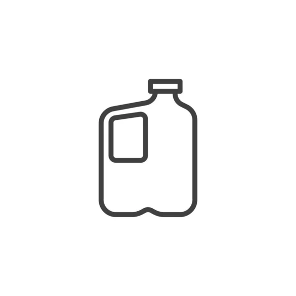 Ikon Kendi Susu Tanda Gaya Linier Untuk Konsep Mobile Dan - Stok Vektor
