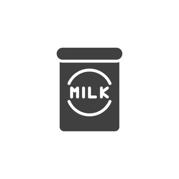 Векторная Иконка Молока Заполненный Плоский Знак Мобильной Концепции Веб Дизайна — стоковый вектор