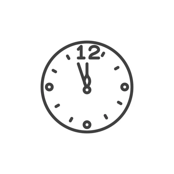 Min Antes Icono Línea Reloj Signo Estilo Lineal Para Concepto — Archivo Imágenes Vectoriales