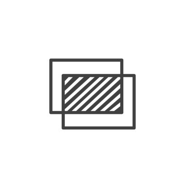 Kamera çoklu pozlama vektör simgesi. Mobil konsept ve web tasarımı için düz tabela. Çoklu pozlama modu simgesi. Sembol, logo çizimi. Vektör grafikleri