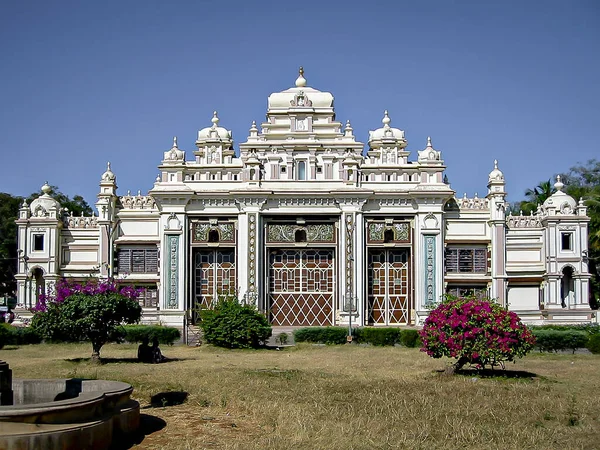 Pałac Sri Chamarajendra Zoological Gardens Lub Mysore Zoo Karnataka Indie — Zdjęcie stockowe