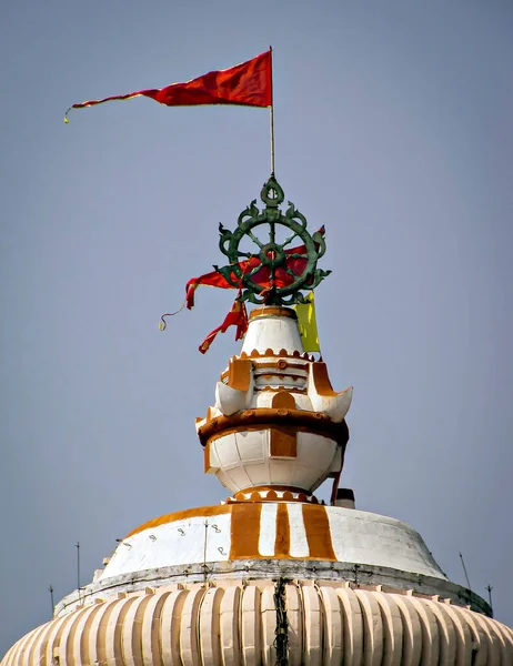 Nahaufnahme Der Kuppel Des Berühmten Jagannath Puri Tempels Indien — Stockfoto