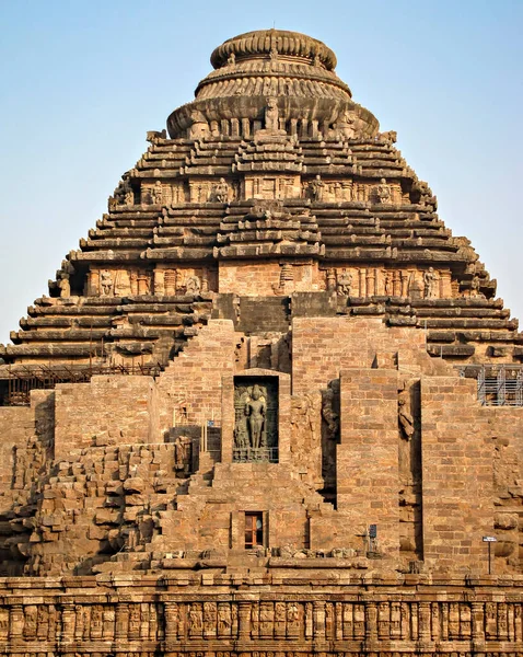 Berömda Konark Sun Tempel Konark Orissa Indien — Stockfoto