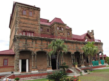 Back side of Amar Mahal Palace which is a palace in Jammu that was built in the nineteenth century for Raja Amar Singh, a Dogra king by a French architect on the lines of a French Chateau.