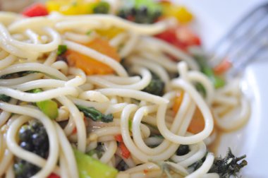 Spagetti deniz ürünleri