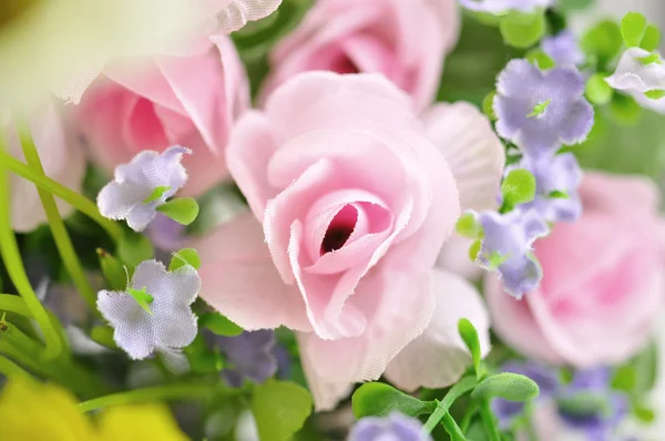 Flores de costura feitas à mão — Fotografia de Stock