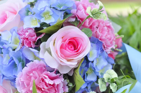 Ruční šití květiny — Stock fotografie