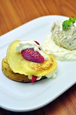 gözleme ve dondurma