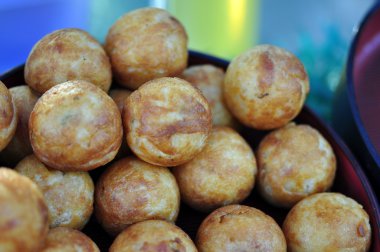 kan: köfte olarak Japon tarzı.