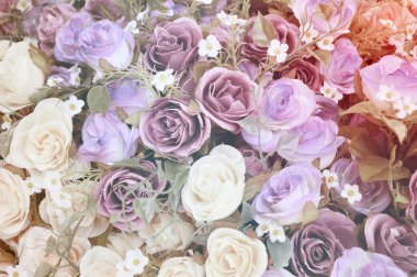 arka plan için yumuşak tarzında tatlı çiçekler