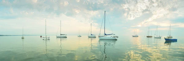 Morgen Meer - Panoramablick — Stockfoto