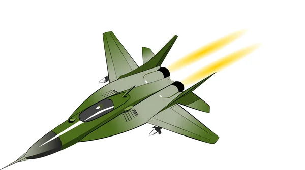 Chasseur bombardier — Image vectorielle
