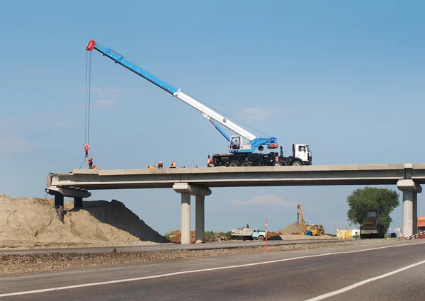 Brugconstructie — Stockfoto