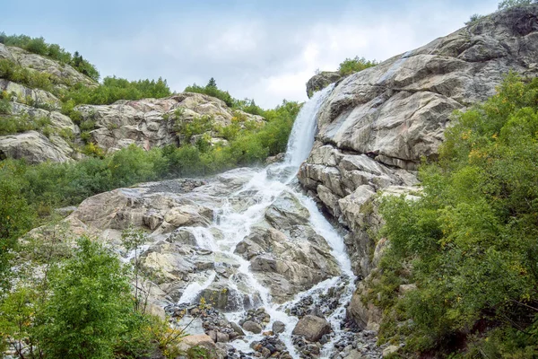 Alibek Falls Karáčí Čerkessie Rusko Nachází Vesnice Dombay — Stock fotografie