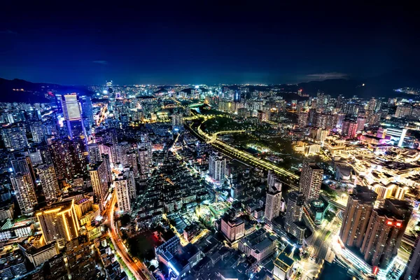Luchtfoto Van Shenzhen Provincie Guangdong China — Stockfoto