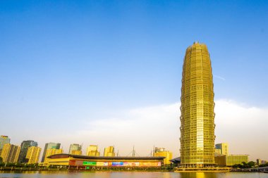 Zhengzhou şehrinin tarihi binası, Henan Eyaleti, Çin