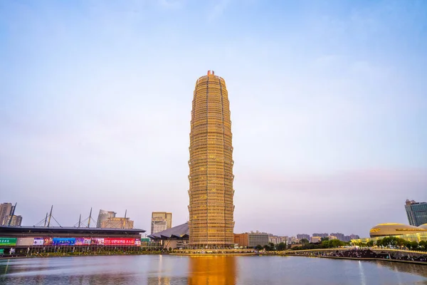 Landmark Gebouw Van Zhengzhou Stad Henan Provincie China — Stockfoto
